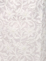 Load image into Gallery viewer, Seva Chikan Hand Embroidered White Cotton Lucknowi Chikan Kurti-SCL0681
