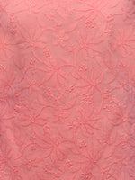 Load image into Gallery viewer, Seva Chikan Hand Embroidered Peach Cotton Lucknowi Chikankari Short Top-SCL0500