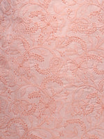Load image into Gallery viewer, Seva Chikan Hand Embroidered Peach Cotton Lucknowi Chikan Top-SCL0335