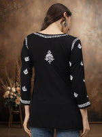 Load image into Gallery viewer, Seva Chikan Hand Embroidered Modal Lucknowi Chikan Top