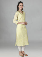 Load image into Gallery viewer, Seva Chikan Hand Embroidered Cotton Lucknowi Chikankari Kurta