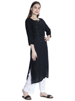Load image into Gallery viewer, Seva Chikan Hand Embroidered Rayon Lucknowi Chikankari Kurta