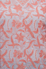 Load image into Gallery viewer, Seva Chikan Hand Embroidered White Cotton Lucknowi Chikankari Short Top-SCL0151