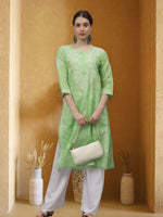 Load image into Gallery viewer, Seva Chikan Hand Embroidered Cotton Lucknowi Chikankari Kurta