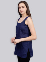 Load image into Gallery viewer, Seva Chikan Cotton Short Slips Combo of Black (Pack of 2)