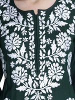 Load image into Gallery viewer, Seva Chikan Hand Embroidered Modal Cotton Lucknowi Chikankari Kurta
