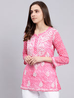 Load image into Gallery viewer, Seva Chikan Hand Embroidered Mal-Mal Lucknowi Chikankari Top