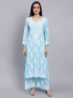 Load image into Gallery viewer, Seva Chikan Hand Embroidered Modal Lucknowi Chikankari Kurta Set