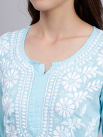 Load image into Gallery viewer, Seva Chikan Hand Embroidered Modal Lucknowi Chikankari Kurta Set
