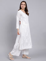 Load image into Gallery viewer, Seva Chikan Hand Embroidered Modal Lucknowi Chikankari Kurta Set