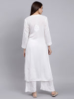 Load image into Gallery viewer, Seva Chikan Hand Embroidered Modal Lucknowi Chikankari Kurta Set