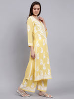 Load image into Gallery viewer, Seva Chikan Hand Embroidered Modal Lucknowi Chikankari Kurta Set