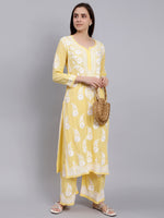 Load image into Gallery viewer, Seva Chikan Hand Embroidered Modal Lucknowi Chikankari Kurta Set