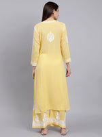 Load image into Gallery viewer, Seva Chikan Hand Embroidered Modal Lucknowi Chikankari Kurta Set