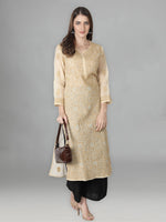 Load image into Gallery viewer, Seva Chikan Hand Embroidered Cotton Lucknowi Chikan Kurta
