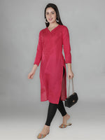 Load image into Gallery viewer, Seva Chikan Hand Embroidered Cotton Lucknowi Chikan Kurti