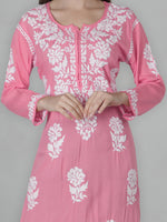 Load image into Gallery viewer, Seva Chikan Hand Embroidered Modal Cotton Lucknowi Chikankari Kurta