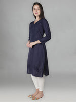 Load image into Gallery viewer, Seva Chikan Hand Embroidered Cotton Lucknowi Chikan Kurti