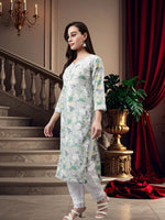 Load image into Gallery viewer, Seva Chikan Hand Embroidered Cotton Lucknowi Chikankari Kurta