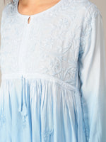 Load image into Gallery viewer, Seva Chikan Hand Embroidered Rayon Lucknowi Chikan Top