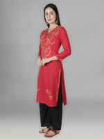 Load image into Gallery viewer, Seva Chikan Hand Embroidered Cotton Lucknowi Chikankari Kurta