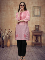Load image into Gallery viewer, Seva Chikan Hand Embroidered Cotton Lucknowi Chikankari Kurta