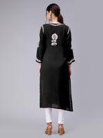 Load image into Gallery viewer, Seva Chikan Hand Embroidered Modal Cotton Lucknowi Chikankari Kurta