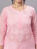 Load image into Gallery viewer, Seva Chikan Hand Embroidered Lucknowi Chikankari Kurta Set