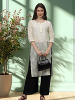 Load image into Gallery viewer, Seva Chikan Hand Embroidered Cotton Lucknowi Chikankari Kurta