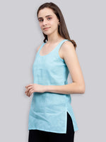 Load image into Gallery viewer, Seva Chikan Cotton Short Slips Combo of Black (Pack of 2)