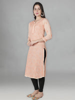 Load image into Gallery viewer, Seva Chikan Hand Embroidered Cotton Lucknowi Chikan Kurta