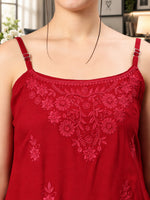 Load image into Gallery viewer, Seva Chikan Hand Embroidered Rayon Lucknowi Chikan Top