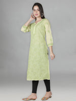 Load image into Gallery viewer, Seva Chikan Hand Embroidered Cotton Lucknowi Chikan Kurta