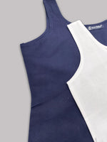 Load image into Gallery viewer, Seva Chikan Long Slips Combo of White (Pack of 2)