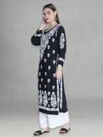 Load image into Gallery viewer, Seva Chikan Hand Embroidered Modal Cotton Lucknowi Chikankari Kurta