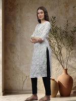 Load image into Gallery viewer, Seva Chikan Hand Embroidered Cotton Lucknowi Chikankari Kurta