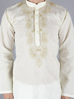 Load image into Gallery viewer, Seva Chikan Hand Embroidered  Lucknowi Chikan Mens Kurta