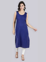 Load image into Gallery viewer, Seva Chikan Cotton Long Slips Combo of White (Pack of 2)