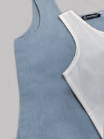 Load image into Gallery viewer, Seva Chikan Long Slips Combo of White (Pack of 2)