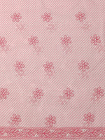 Load image into Gallery viewer, Seva Chikan Hand Embroidered Pink Terivoil Cotton Lucknowi Chikankari Unstitched Suit Piece-SCL13004