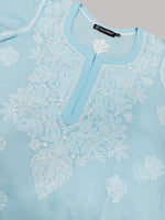 Load image into Gallery viewer, Seva Chikan Hand Embroidered Cotton Lucknowi Chikankari Kurta