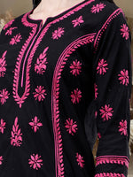 Load image into Gallery viewer, Seva Chikan Hand Embroidered Cotton Lucknowi Chikankari Kurta