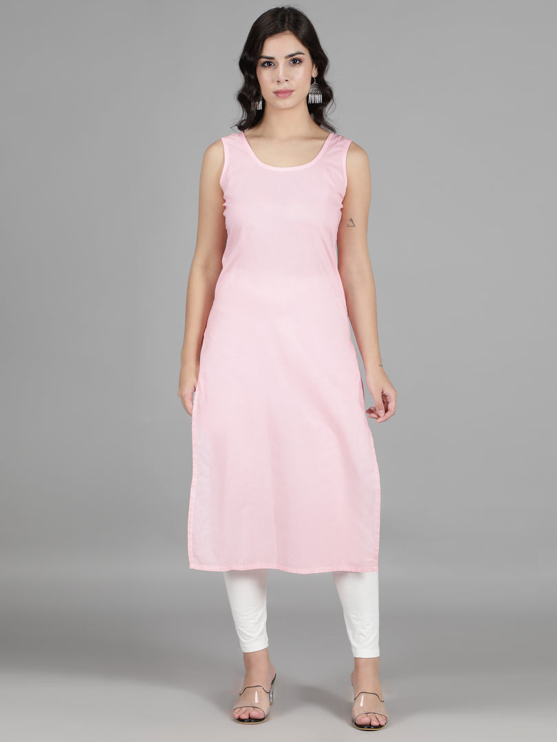 Seva Chikan Hand Embroidered Georgette Lucknowi Chikan Kurti With Slip
