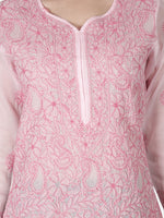 Load image into Gallery viewer, Seva Chikan Hand Embroidered Cotton Lucknowi Chikan Kurta