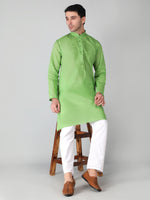 Load image into Gallery viewer, Seva Chikan Hand Embroidered Lucknowi Chikan Mens Kurta