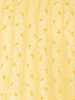 Load image into Gallery viewer, Seva Chikan Hand Embroidered Yellow Cotton Lucknowi Chikankari Anarkali-SCL1238