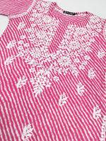 Load image into Gallery viewer, Seva Chikan Hand Embroidered Mal-Mal Lucknowi Chikankari Kurta