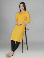 Load image into Gallery viewer, Seva Chikan Hand Embroidered Cotton Lucknowi Chikan Kurti