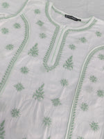 Load image into Gallery viewer, Seva Chikan Hand Embroidered Cotton Lucknowi Chikankari Kurta