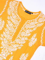Load image into Gallery viewer, Seva Chikan Hand Embroidered Modal Cotton Lucknowi Chikankari Kurta